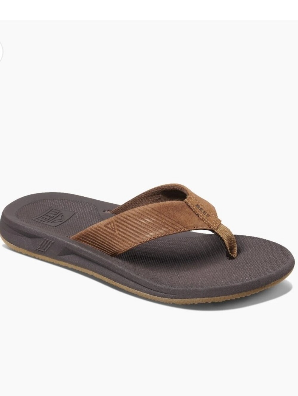 REEF Leather Phantom II Slide Sandals NWT